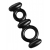 Двойное эрекционное кольцо Dual Stretch To Fit Cock and Ball Ring - XR Brands - в Коврове купить с доставкой
