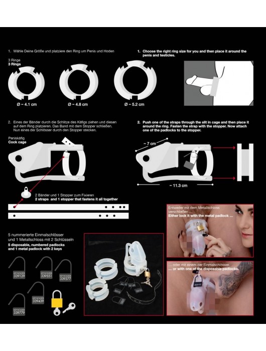 Набор для мужского пояса верности Cock Cage Set - Orion - купить с доставкой в Коврове