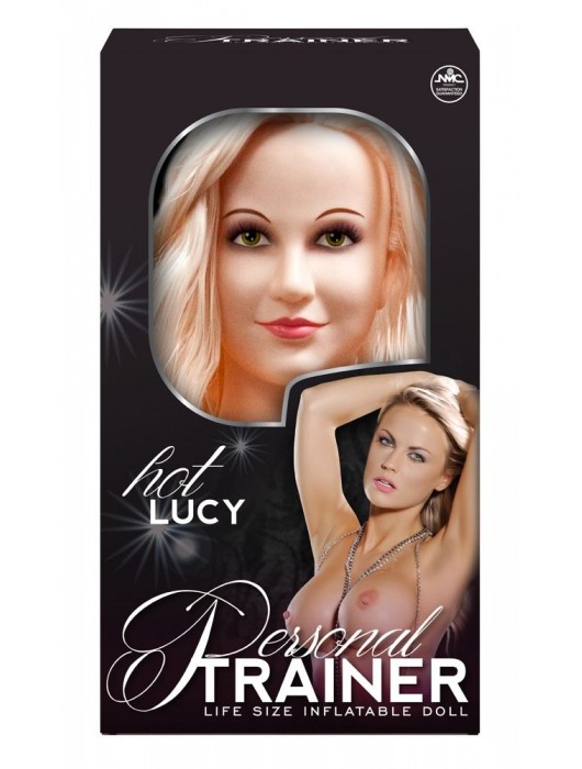 Надувная кукла с вибрацией и 2 любовными отверстиями Hot Lucy Lifesize Love Doll - NMC - в Коврове купить с доставкой