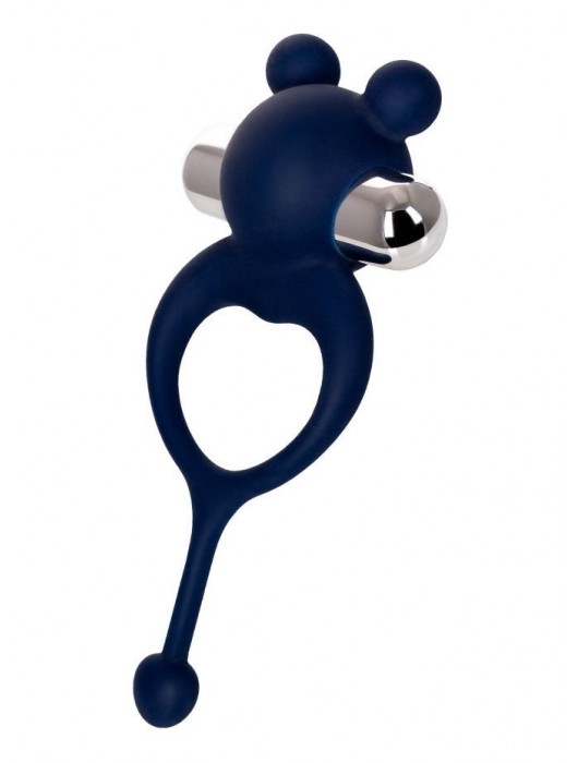 Синее виброкольцо с хвостиком JOS MICKEY - JOS - в Коврове купить с доставкой