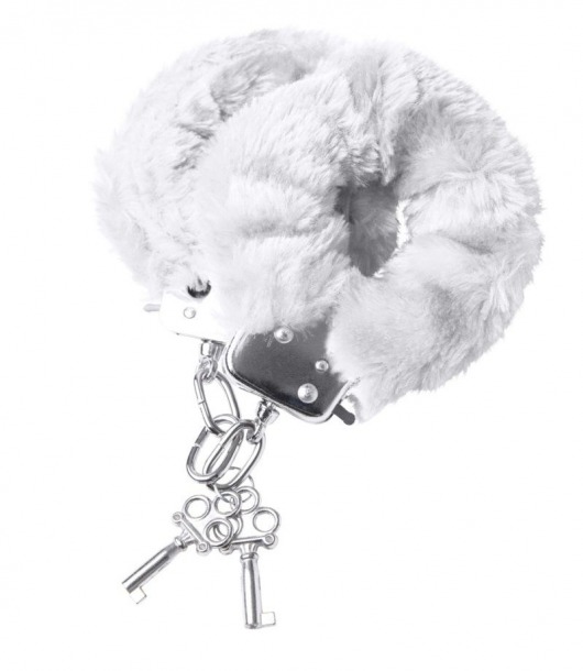 Наручники с белой меховой опушкой - ToyFa - купить с доставкой в Коврове