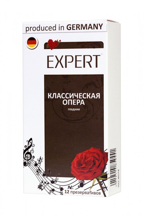 Гладкие презервативы Expert  Классическая опера  - 12 шт. - Expert - купить с доставкой в Коврове