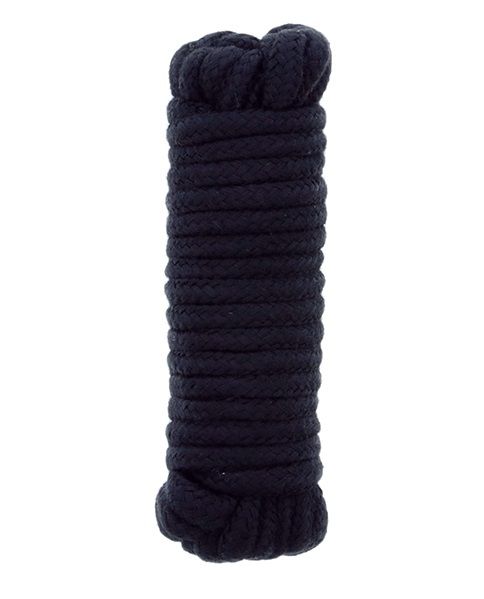 Чёрная веревка для связывания BONDX LOVE ROPE - 5 м. - Dream Toys - купить с доставкой в Коврове