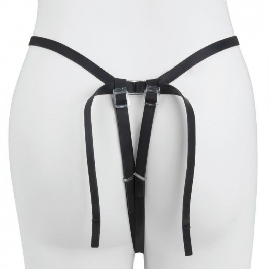 Черный страпон с вибратором Mojo Ghia - Seven Creations - купить с доставкой в Коврове