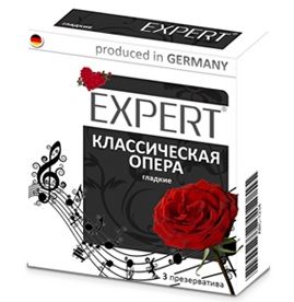 Гладкие презервативы Expert  Классическая опера  - 3 шт. - Expert - купить с доставкой в Коврове