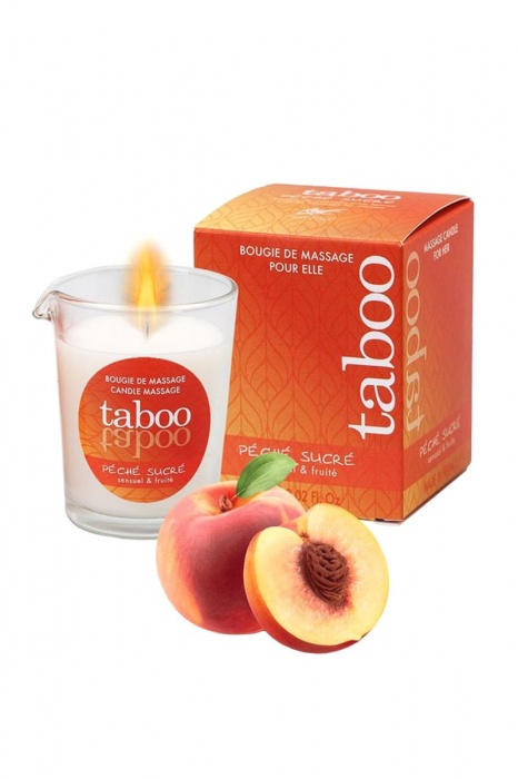 Массажное аромамасло с афродизиаками для женщин RUF Taboo Peche sucre - 60 гр. - RUF - купить с доставкой в Коврове