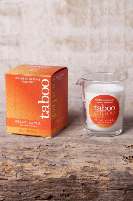 Массажное аромамасло с афродизиаками для женщин RUF Taboo Peche sucre - 60 гр. - RUF - купить с доставкой в Коврове