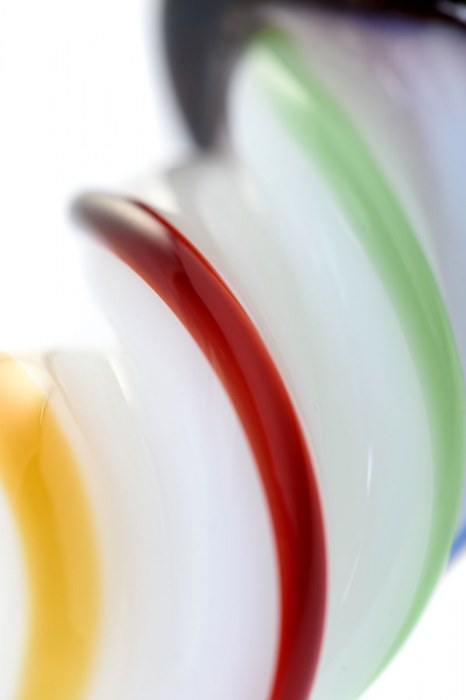 Коническая стеклянная анальная втулка Sexus Glass - 16 см. - Sexus