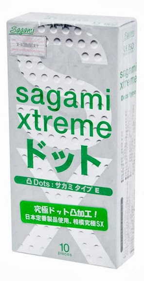 Презервативы Sagami Xtreme Type-E с точками - 10 шт. - Sagami - купить с доставкой в Коврове