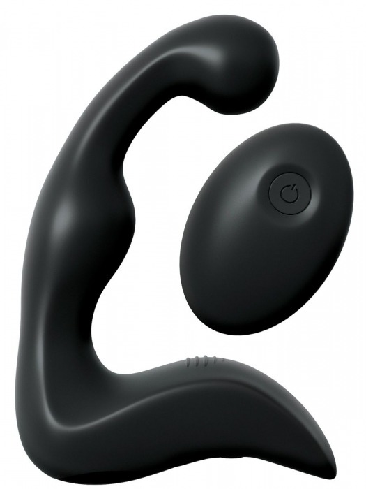 Черный вибромассажер простаты с пультом ДУ Control P-Spot Pro - Pipedream - в Коврове купить с доставкой