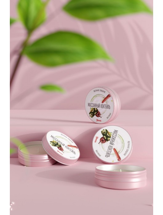 Массажная свеча «Массажный коктейль» с ароматом пина колады - 30 мл. - ToyFa - купить с доставкой в Коврове