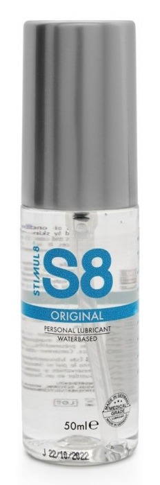 Универсальный лубрикант на водной осноdе S8 Original Lube - 50 мл. - Stimul8 - купить с доставкой в Коврове