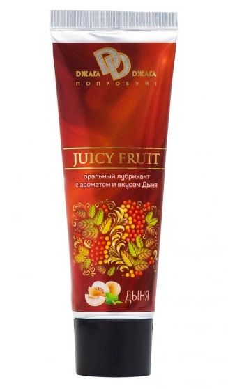 Интимный съедобный лубрикант JUICY FRUIT с ароматом дыни - 30 мл. - БиоМед - купить с доставкой в Коврове