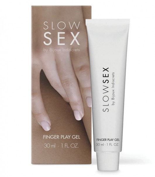 Гель для мастурбации с ароматом кокоса Slow Sex Finger Play Gel - 30 мл. - Bijoux Indiscrets - купить с доставкой в Коврове