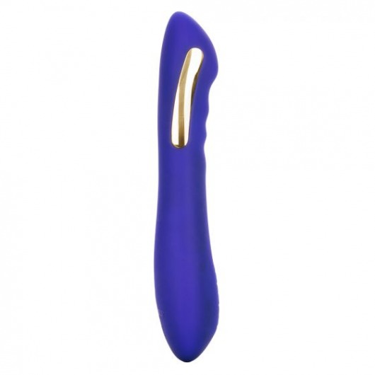 Фиолетовый вибратор с электростимуляцией Intimate E-Stimulator Petite Wand - 18,5 см. - California Exotic Novelties - купить с доставкой в Коврове