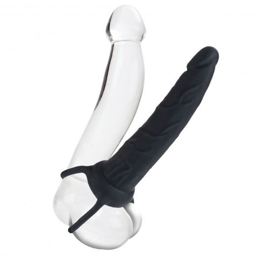 Насадка на пенис Silicone Love Rider Dual Penetrator для двойного проникновения - 14 см. - California Exotic Novelties - в Коврове купить с доставкой