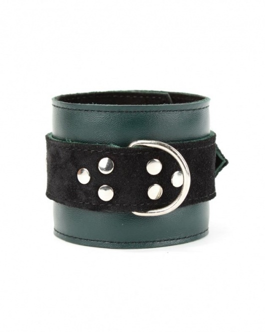 Изумрудные наручники Ladys Arsenal на карабинах - БДСМ Арсенал - купить с доставкой в Коврове