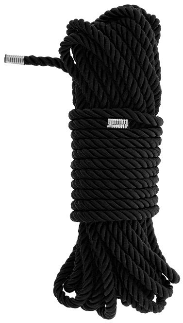 Черная веревка для бондажа BONDAGE ROPE - 10 м. - Dream Toys - купить с доставкой в Коврове