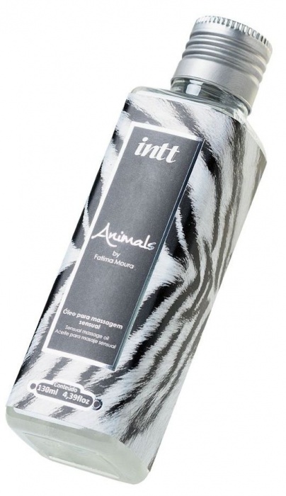 Массажное масло ANIMALS by Fatima Moura с возбуждающим эффектом - 130 мл. - INTT - купить с доставкой в Коврове