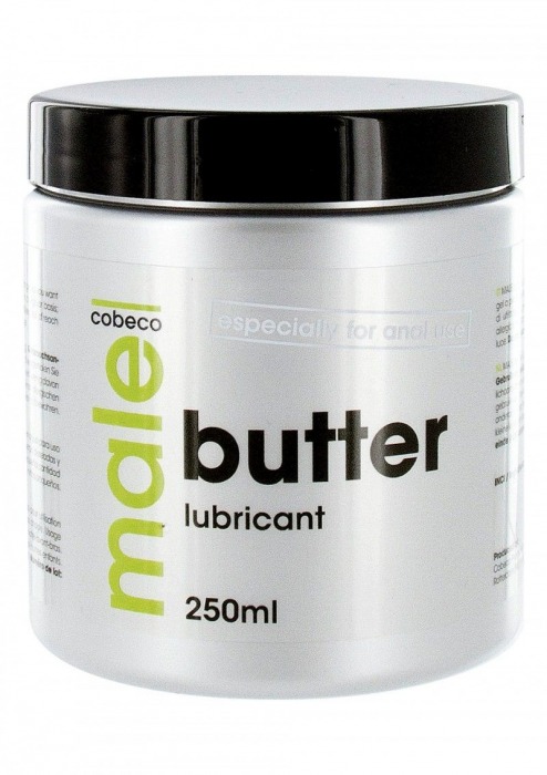 Анальный лубрикант MALE Cobeco Butter Lubricant - 250 мл. - Cobeco - купить с доставкой в Коврове