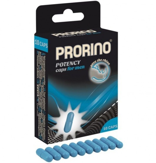 БАД для мужчин ero black line PRORINO Potency Caps for men - 10 капсул - Ero - купить с доставкой в Коврове