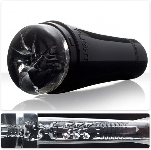 Черный мастурбатор-анус Fleshlight - Flight Pilot - Fleshlight - в Коврове купить с доставкой
