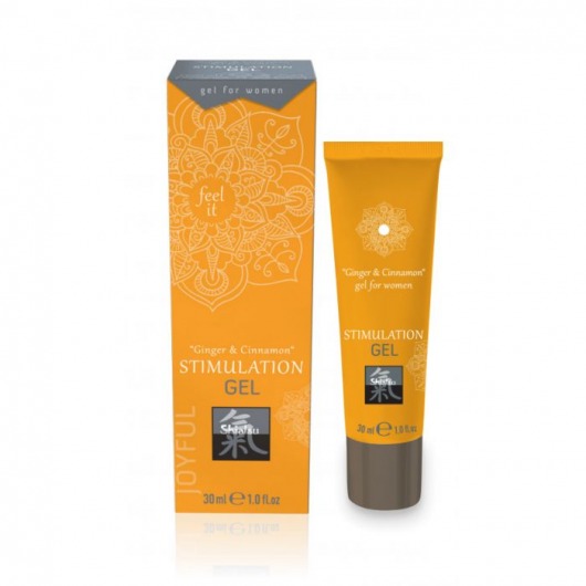 Возбуждающий интимный гель STIMULATION GEL Ginger   Cinnamon - 30 мл. - Shiatsu - купить с доставкой в Коврове