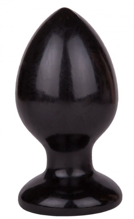 Черный анальный плаг Glide L - 11,7 см. - LOVETOY (А-Полимер)