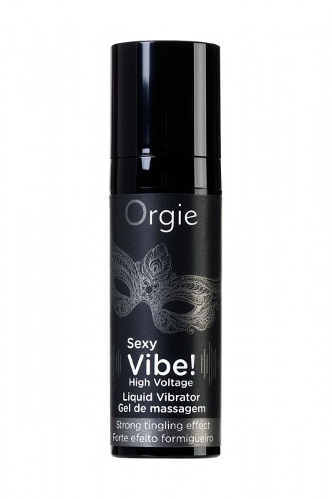 Гель для массажа ORGIE Sexy Vibe High Voltage с эффектом вибрации - 15 мл. - ORGIE - купить с доставкой в Коврове