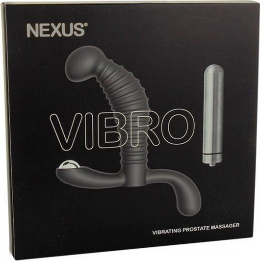 Стимулятор простаты Nexus Vibro Black - 10,2 см. - Nexus Range - в Коврове купить с доставкой