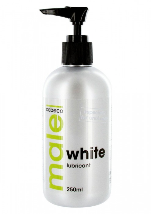 Анальная смазка на водной основе MALE Cobeco White Lubricant - 250 мл. - Cobeco - купить с доставкой в Коврове