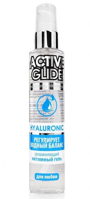 Увлажняющий интимный гель Active Glide Hyaluronic - 100 гр. - Биоритм - купить с доставкой в Коврове