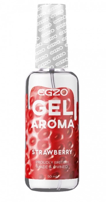 Интимный лубрикант EGZO AROMA с ароматом клубники - 50 мл. - EGZO - купить с доставкой в Коврове