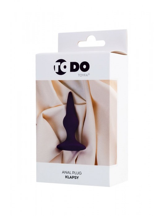 Фиолетовая анальная втулка Klapsy - 10,5 см. - ToyFa