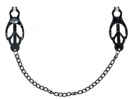 Зажимы на соски Darkside с цепочкой - Lola Games - купить с доставкой в Коврове