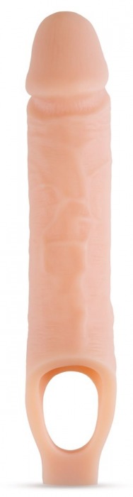 Телесный реалистичный фаллоудлинитель 10 Inch Silicone Cock Sheath Penis Extender - 25,4 см. - Blush Novelties - в Коврове купить с доставкой