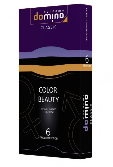 Разноцветные презервативы DOMINO Colour Beauty - 6 шт. - Domino - купить с доставкой в Коврове