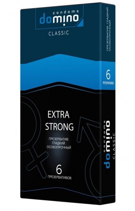 Суперпрочные презервативы DOMINO Extra Strong - 6 шт. - Domino - купить с доставкой в Коврове