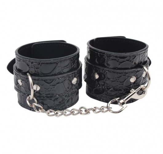 Черные наручники Be good Wrist Cuffs - Chisa - купить с доставкой в Коврове