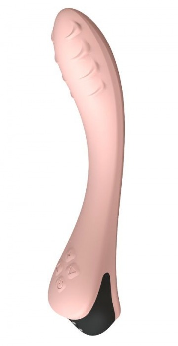 Персиковый вибратор для G-точки Apus - 19 см. - Le Frivole