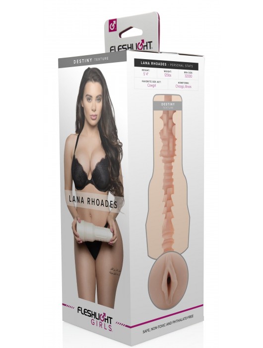 Мастурбатор-вагина Fleshlight Girls - Lana Rhoades Destiny - Fleshlight - в Коврове купить с доставкой