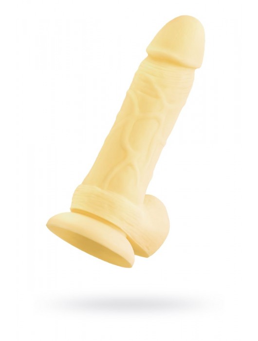 Желтый фаллоимитатор James - 20 см. - ToyFa
