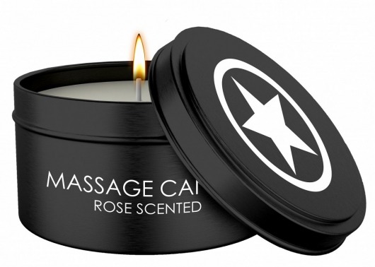 Массажная свеча с ароматом розы Massage Candle - Shots Media BV - купить с доставкой в Коврове