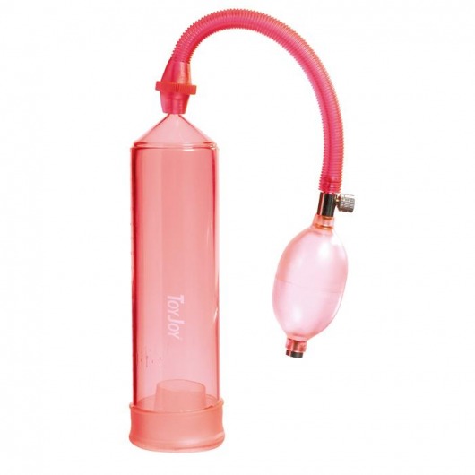 Красная вакуумная помпа Power Pump Red - Toy Joy - в Коврове купить с доставкой