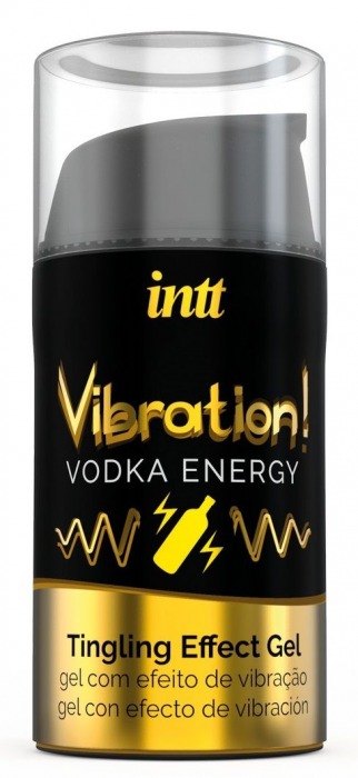 Жидкий интимный гель с эффектом вибрации Vibration! Vodka Energy - 15 мл. - INTT - купить с доставкой в Коврове