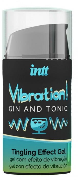 Жидкий интимный гель с эффектом вибрации Vibration! Gin   Tonic - 15 мл. - INTT - купить с доставкой в Коврове