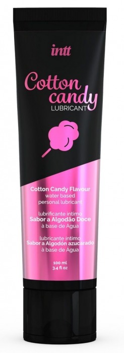 Интимный гель на водной основе Cotton Candy Lubricant - 100 мл. - INTT - купить с доставкой в Коврове