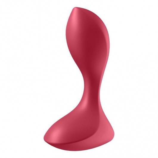 Красный вибромассажёр простаты Satisfyer Backdoor Lover - 14 см. - Satisfyer - в Коврове купить с доставкой