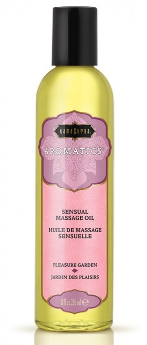 Массажное масло с цветочным ароматом Pleasure Garden - 236 мл. - Kama Sutra - купить с доставкой в Коврове