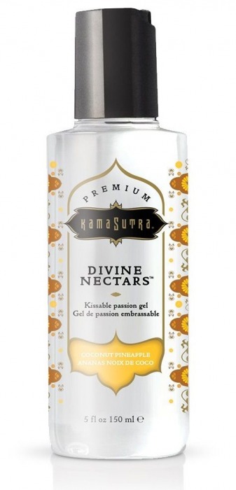 Гель-лубрикант на водной основе Divine Nectars Vanilla с ароматом ванили - 150 мл. - Kama Sutra - купить с доставкой в Коврове